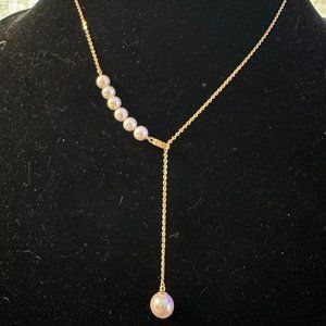 Nature Preal in Gold Plated 925 Stering Silver Necklace